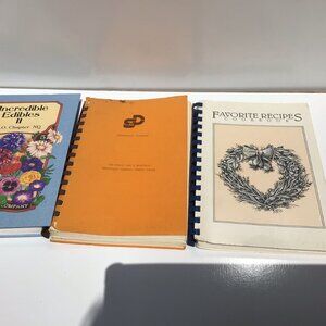 #4202 3ea VINTAGE COMMUNITY COOKBOOKS CALIFORNIA *READ BELOW* 3 CALIFORNIA Commu